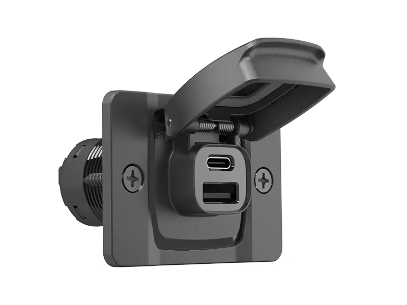 Scanstrut Flip Pro Plus - Fast Charge USB-A & USB-C Socket - SC-USB-F4