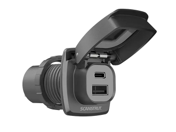 Scanstrut Flip Pro Plus - Fast Charge USB-A & USB-C Socket - SC-USB-F4