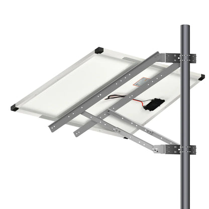 Side Pole Mounts for One Panel