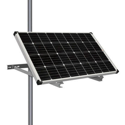 Side Pole Mounts for One Panel