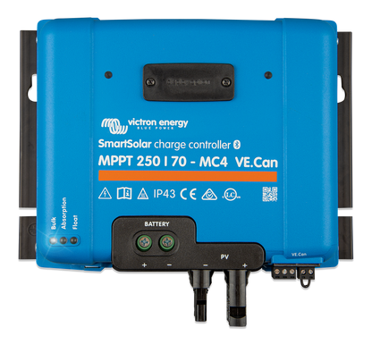 SmartSolar MPPT 250/70-MC4 VE.Can for RV and off-grid power systems