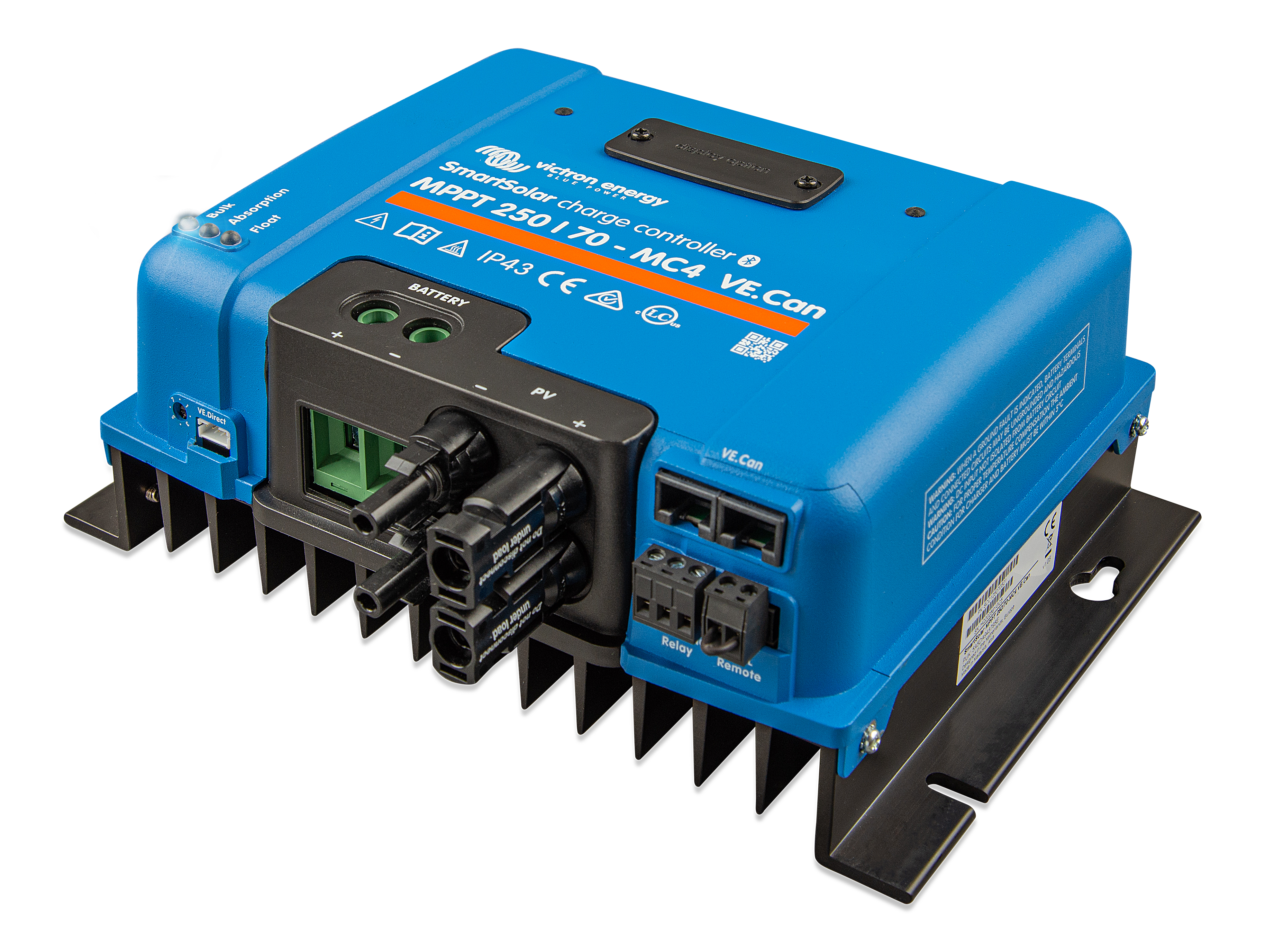 SmartSolar MPPT 250/70-MC4 VE.Can for RV and off-grid power systems