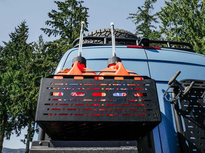 Adventure Van Rear Platform Gear Cage