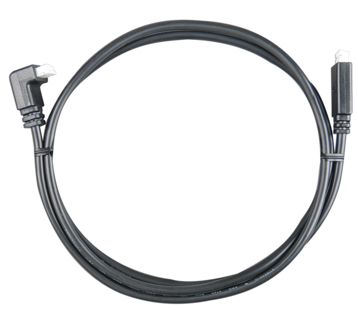 VE.Direct Cable 5m (one side Right Angle conn) – Bend Battery LLC