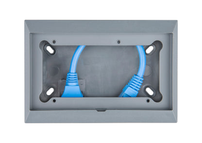 Wall mounted enclosure for 65 x 120 mm GX-panels