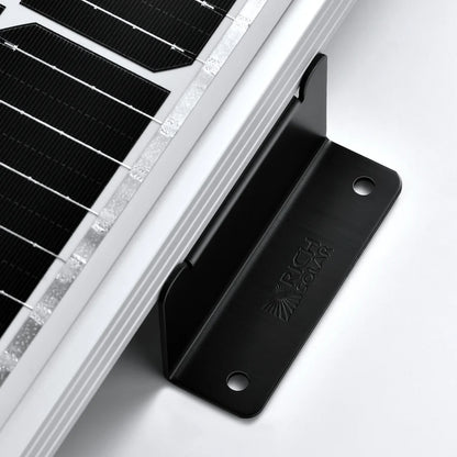 Z-Brackets | Mounting Hardware Z-Brackets with Screws - (Black - 2 inch)