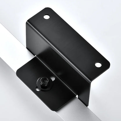 Z-Brackets | Mounting Hardware Z-Brackets with Screws - (Black - 2 inch)