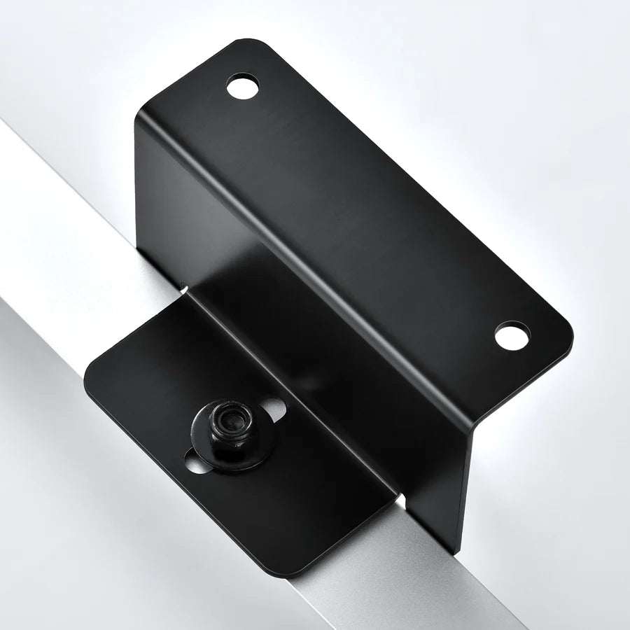 Z-Brackets | Mounting Hardware Z-Brackets with Screws - (Black - 2 inch)