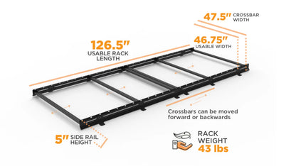 Sprinter Van Low Pro Roof Rack | 144" High Roof