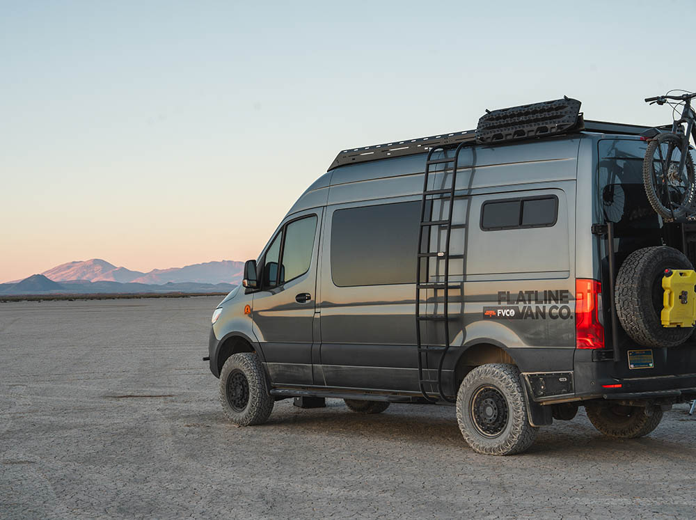 Sprinter Van Side Ladder | Wheel Wrap