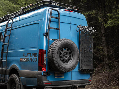 Sprinter Van Rear Ladder + Tire Carrier
